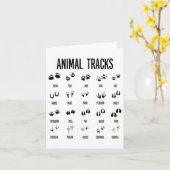 Kids Nature Explorer Animal Tracks Tee For Camping Kaart (Gele Bloem)