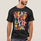 Kids Next Stops 5th Grade Groovy Vibes First Day O T-shirt (Voorkant)