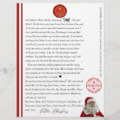 Kid's North Pole Comfirmation Letter From Santa (Voorkant)