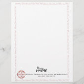 Kid's North Pole Comfirmation Letter From Santa (Achterkant)