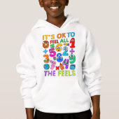 Kids Number Day Hoodie | Maths and Feelings (Voorkant)
