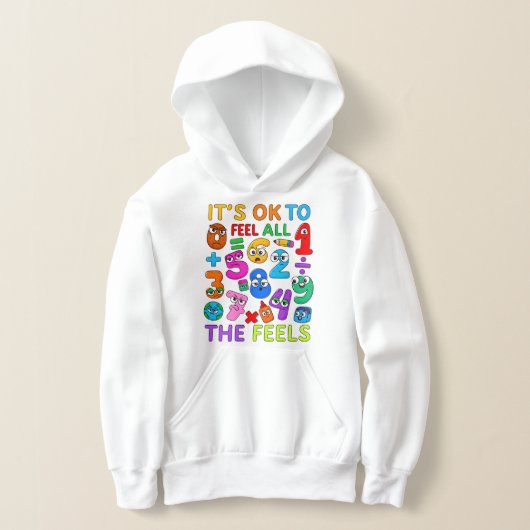 Kids Number Day Hoodie | Maths and Feelings (Laagn)