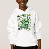 Kids Number Day Hoodie | Maths Calculator Design (Voorkant)