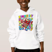 Kids Number Day Maths Hoodie | Primary School UK (Voorkant)