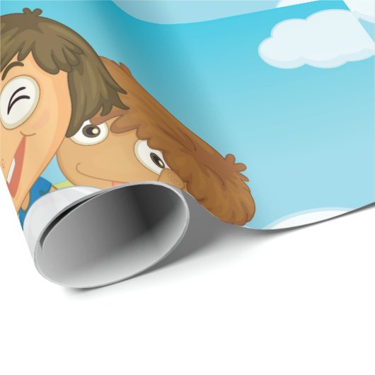 Kids On A Plane Cadeaupapier (Rol Hoek)