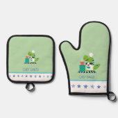 Kids Oven Mitt and Pot Holder Set (Voorkant)