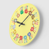 Kids Painted Hands Grote Klok (Hoek)