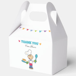 Kids’ Pancake Party Favor Box Bedankdoosjes