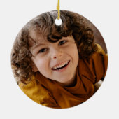 Kids Personalized Elf Christmas Tree Keramisch Ornament (Achterkant)