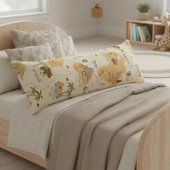 Kid's Personalized Safari Map ID1269 Lichaamskussen