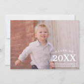 Kids Photo Class Year Graduation Aankondiging (Voorkant)