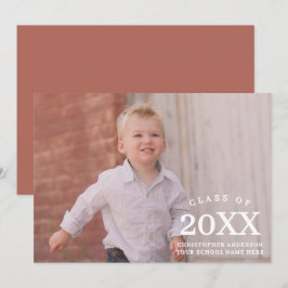 Kids Photo Class Year Graduation Aankondiging