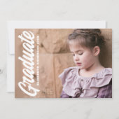 Kids Photo Graduation Aankondiging (Voorkant)