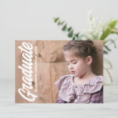 Kids Photo Graduation Aankondiging (Staand voorkant)