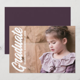 Kids Photo Graduation Aankondiging