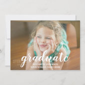 Kids Photo Graduation Aankondiging (Voorkant)