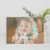 Kids Photo Graduation Aankondiging (Staand voorkant)