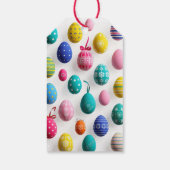 Kids Photos Easter Painted Eggs  Cadeaulabel (Achterkant)