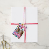 Kids Photos Easter Painted Eggs  Cadeaulabel (Met Touw)