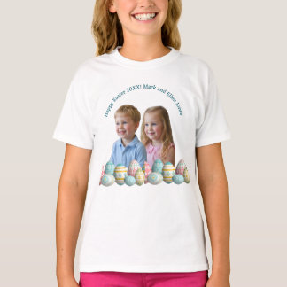 Kids Photos Easter Painted Eggs  T-shirt