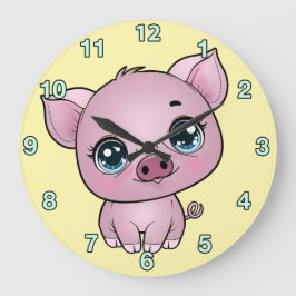 Kids Piglet Wall Clock Grote Klok