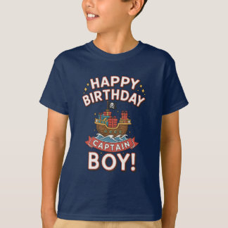 Kids Pirate Birthday Party Family T-shirt