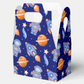 Kids Planets Spaceship & Astronaut Bedankdoosjes (Geopend)