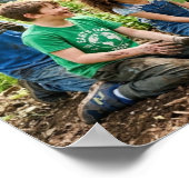 Kids Planting Trees - Celebrate & Protect  Poster (Hoek)