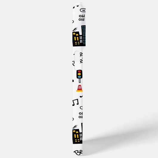 Kids Playful Transport Pattern Case-Mate iPhone Case (Achterkant / Rechts)