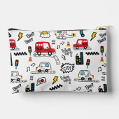 Kids Playful Transport Pattern  Etui (Achterkant)