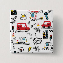 Kids Playful Transport Pattern