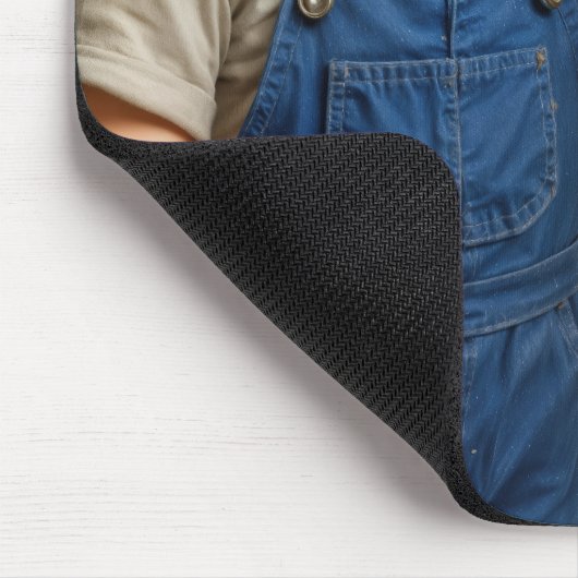 Kids Playing With Retro Tin Can Telephone Muismat (Hoek)