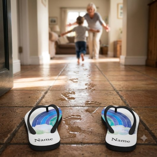 kids' pool slides rainbow kinder teenslippers