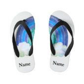 kids' pool slides rainbow kinder teenslippers (Voetbed)