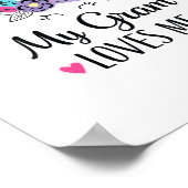 Kids Pop It 3rd Birthday Girls 3 Years Old Fidget Poster (Hoek)