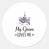 Kids Pop It 3rd Birthday Girls 3 Years Old Fidget Ronde Sticker (Voorkant)