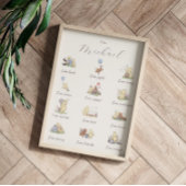 Kids Positive Affirmation Winnie the Pooh Themed Poster