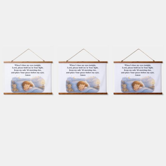 Kids Prayer Hangend Wandkleed (Driedubbel)