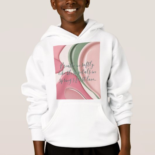 Kids pullover hoodie in stylish graphic (Voorkant)