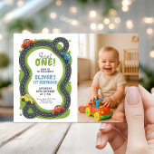 Kids Race Car Birthday Party Kaart