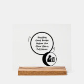 Kids Reading Acrylic Sign Acryl Bord (Voorkant)