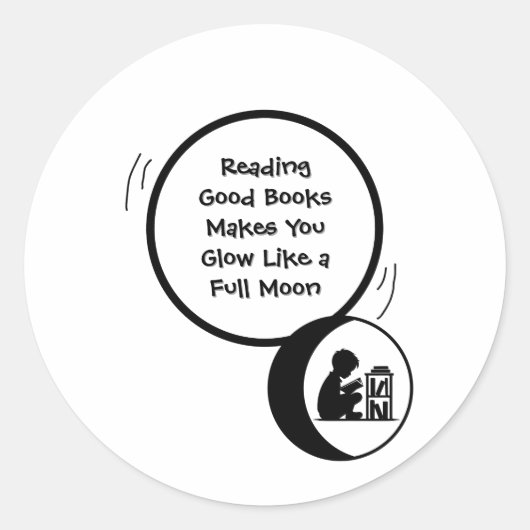 Kids Reading Sticker (Voorkant)