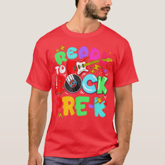 Kids Ready To Rock Pre-K Guitar Back To School Boy T-shirt