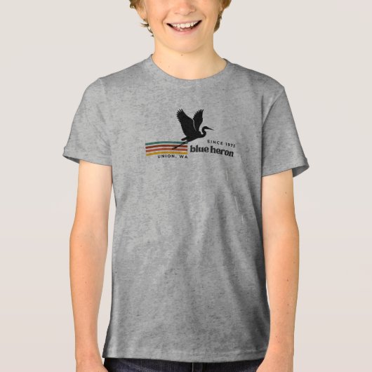 Kids retro t-shirt (Voorkant)