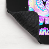 Kids Rolling Into 4 Roller Skating 4th Birthday Gi Muismat (Hoek)