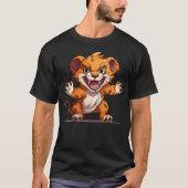 Kids Sabertooth Tiger T-shirt (Voorkant)