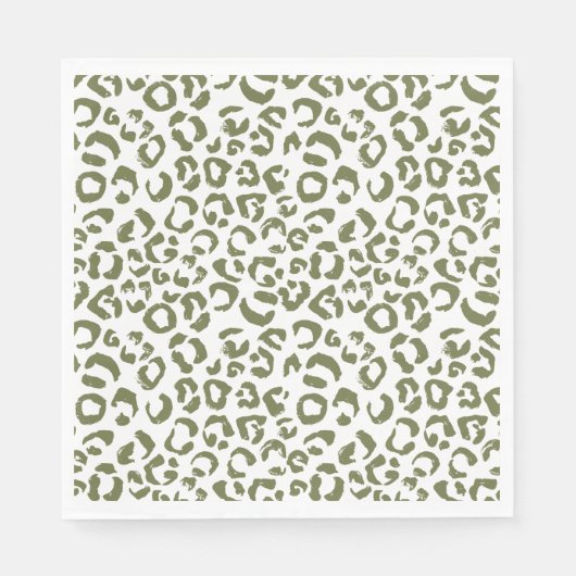 Kid's Safari Leopard Birthday Party Servet (Voorkant)