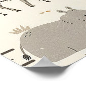 Kid's Savanna Sunrise Safari Growth Chart ID1259 Poster (Hoek)