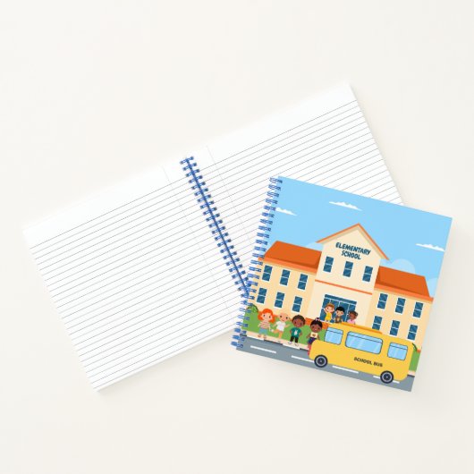Kids School Sprial Notebook Notitieboek (Binnen)