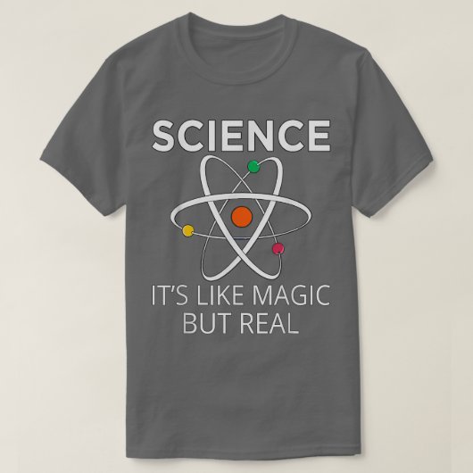 Kids Science It's Like Magic But Real Teachers Sci T-shirt (Design voorkant)